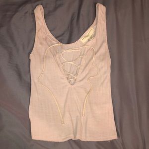 Urban Outfitters Lace up top